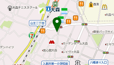 サイゼリヤ 大森東口店の地図画像