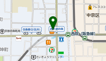 サイゼリヤ 京都西院駅前店の地図画像