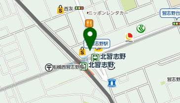 サイゼリヤ 北習志野駅前店の地図画像