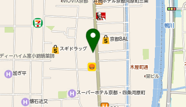 サイゼリヤ 京都河原町通店の地図画像