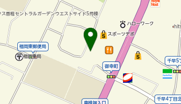 サイゼリヤ 香椎フェスティバルガーデン店の地図画像