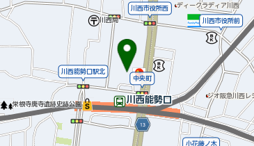 サイゼリヤ 川西能勢口駅前店の地図画像