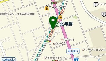 サイゼリヤ 北与野駅前店の地図画像