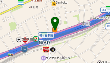 サイゼリヤ 幡ケ谷駅前店の地図画像