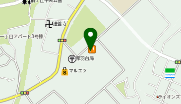 サイゼリヤ エムズタウン赤羽台店の地図画像