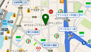 サイゼリヤ 池袋60階通り2号店の地図画像