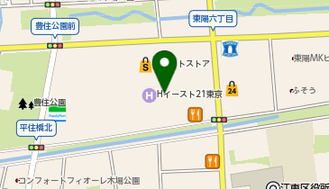 サイゼリヤ 東陽町イースト21店の地図画像