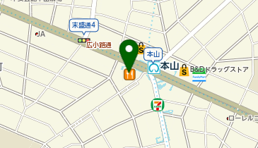 サイゼリヤ 本山駅前店の地図画像