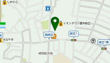 サイゼリヤ イオンタウン豊中緑丘店の地図画像