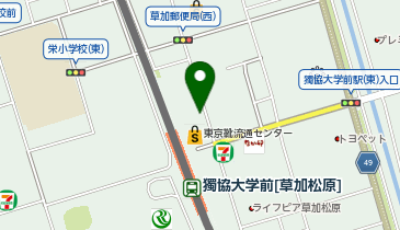 サイゼリヤ 獨協大学前駅東口店の地図画像