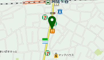 サイゼリヤ 阿佐ケ谷駅南口の地図画像