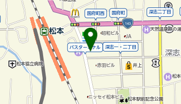 サイゼリヤ 松本駅前店の地図画像
