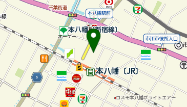 サイゼリヤ 本八幡北口パティオ店の地図画像