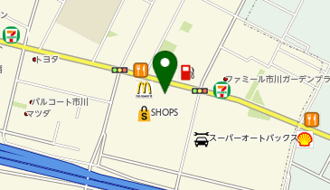 サイゼリヤ 市川ショップス店の地図画像