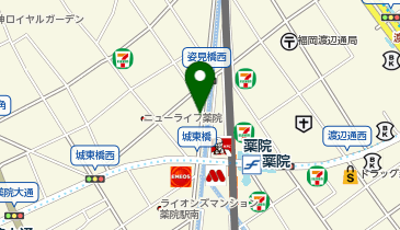 サイゼリヤ 薬院ビジネスガーデン店の地図画像