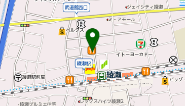 サイゼリヤ 綾瀬駅前店の地図画像