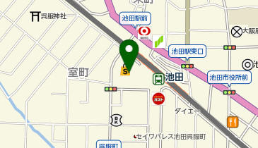 サイゼリヤ 池田IKEDIAの地図画像