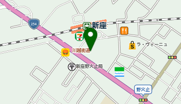 サイゼリヤ 新座駅前の地図画像