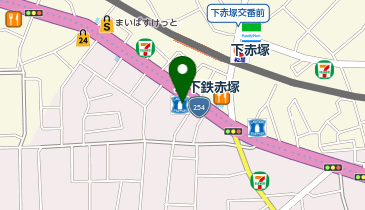サイゼリヤ 地下鉄赤塚の地図画像