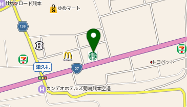 サイゼリヤ カリーノ菊陽の地図画像