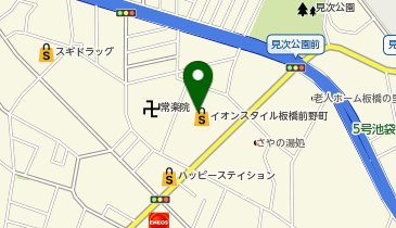 サイゼリヤ イオンスタイル板橋前野町の地図画像
