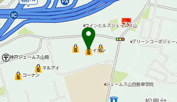 サイゼリヤ イオンジェームス山の地図画像