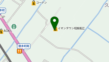 サイゼリヤ イオンタウン松阪船江の地図画像
