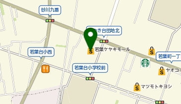 サイゼリヤ 立川若葉ケヤキモールの地図画像