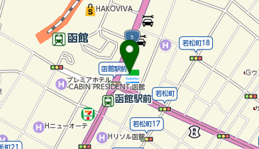 サイゼリヤ キラリス函館駅前の地図画像