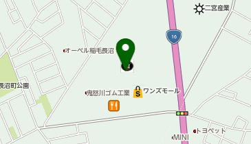 サイゼリヤ ワンズモールの地図画像