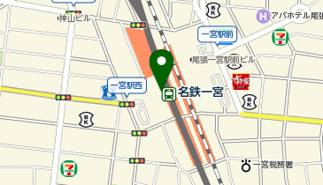 サイゼリヤ 名鉄一宮駅イチ*ビルの地図画像