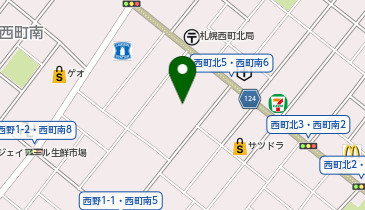 サイゼリヤ イオン札幌西町の地図画像