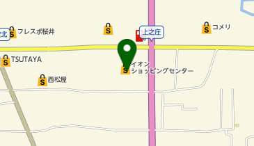 サイゼリヤ イオン桜井の地図画像