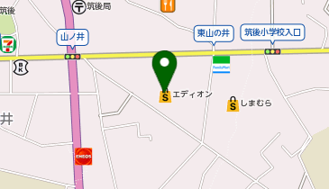 エディオン 筑後店の地図画像
