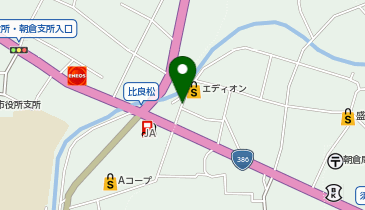 エディオン 朝倉店の地図画像
