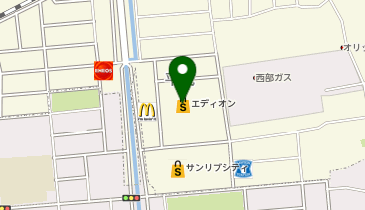 エディオン サンリブシティくまなん店の地図画像