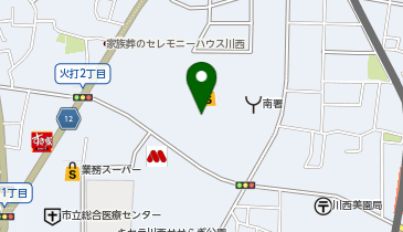 エディオン オアシスタウンキセラ川西店の地図画像