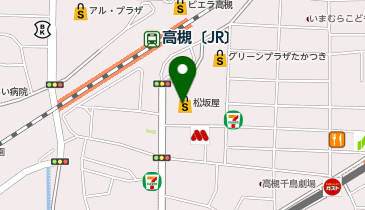 エディオン 松坂屋高槻店の地図画像