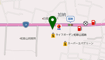エディオン 和歌山加納店の地図画像