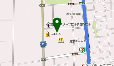 エディオン ホームズ南津守店の地図画像