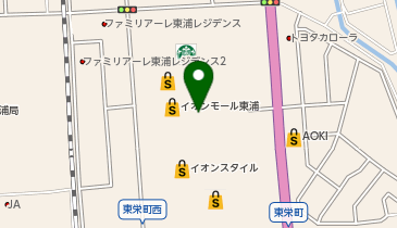 エディオン イオンモール東浦店の地図画像