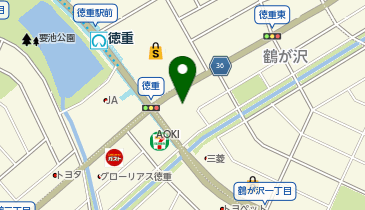 ソフトバンク緑徳重の地図画像