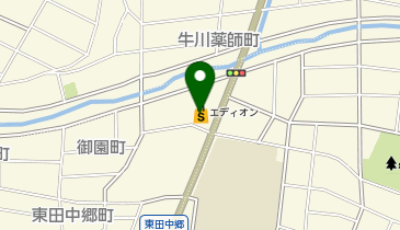 エディオン ハタノ電気の地図画像