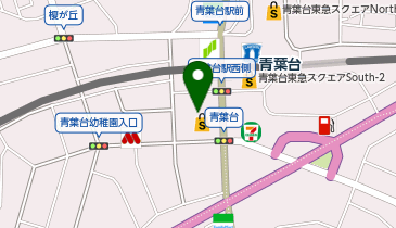 エディオン 青葉台東急スクエア店の地図画像