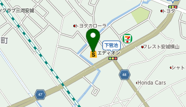 エディオン 安城店の地図画像