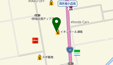 エディオン イオンモール津南店の地図画像