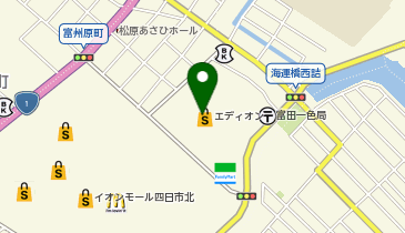 エディオン 四日市北店の地図画像