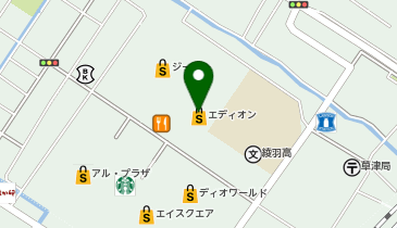 エディオン 草津店の地図画像