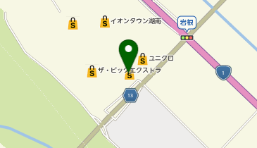 エディオン イオンタウン湖南店の地図画像