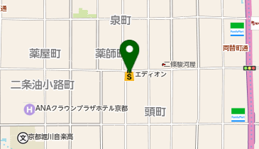 エディオン 京都テレビの地図画像